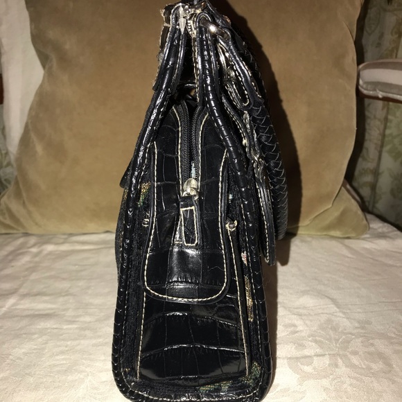 Vintage Western Floral Tapestry Handbag - Picture 3 of 10